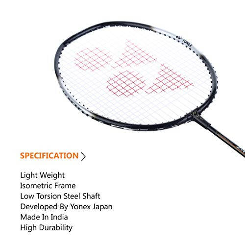 YONEX ZR 100 Hafif Alüminyum Karışımı Badminton Raketi Tam Kılıf ile, 2'li Set - 4