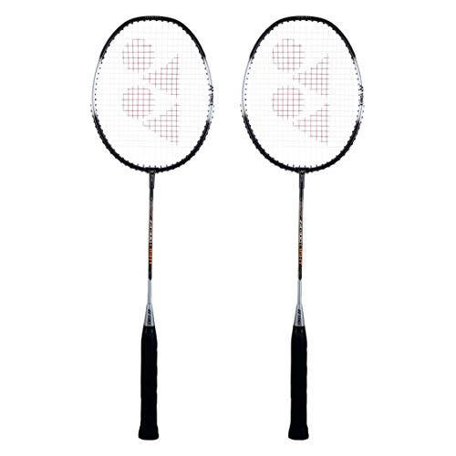 YONEX ZR 100 Light Aluminum Blend Badminton Racquet with Full Cover, Set of 2 - 1