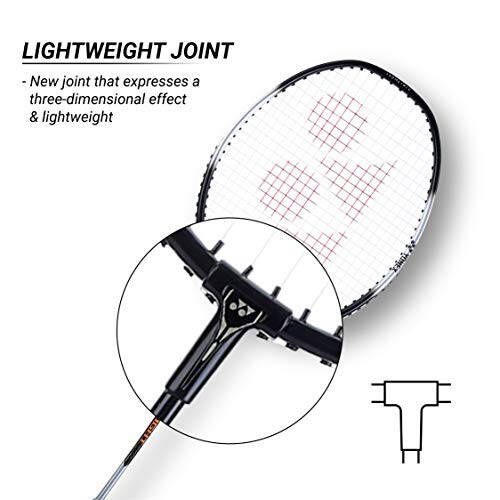 YONEX ZR 100 Light Aluminum Blend Badminton Racquet with Full Cover, Set of 2 - 6