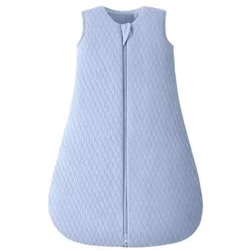 Yoofoss Baby Sleep Sack 0-6 Months TOG 2.5 Winter Baby Wearable Blanket, 100% Organic Cotton Infant Sleeping Sack 2-Way Zipper Warm Quilted Sleep Sack - MODAZONE