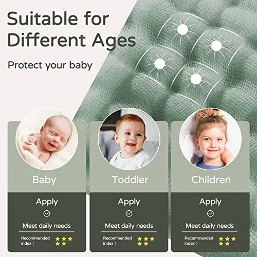 Yoofoss Hooded Baby Towels for Newborn 2 Pack 100% Muslin Organic Cotton Baby Bath Towel with Hood for Babies, Infant, Toddler and Kids, 32x32Inch, Soft and Absorbent Newborn Essential,Grey&Dark Green - 5
