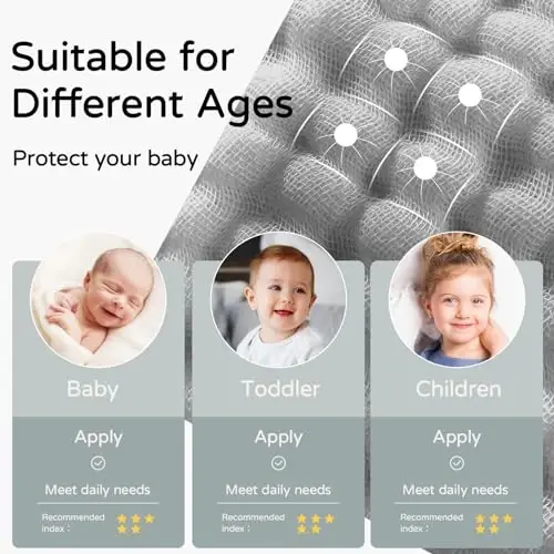 Yoofoss Hooded Baby Towels for Newborn 2 Pack 100% Muslin Organic Cotton Baby Bath Towel with Hood for Babies, Infant, Toddler and Kids, 32x32Inch, Soft and Absorbent Newborn Essential,Grey Flower - 5