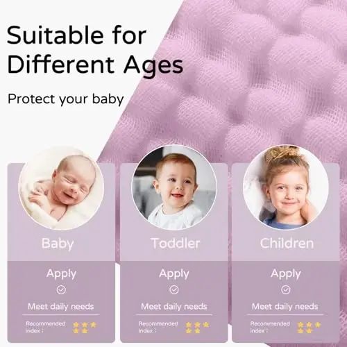 Yoofoss Hooded Baby Towels for Newborn 2 Pack 100% Muslin Organic Cotton Baby Bath Towel with Hood for Babies, Infant, Toddler and Kids, 32x32Inch, Soft and Absorbent Newborn Essential, Butterfly - 10