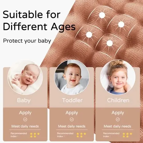 Yoofoss Hooded Baby Towels for Newborn 2 Pack 100% Muslin Organic Cotton Baby Bath Towel with Hood for Babies, Infant, Toddler and Kids, 32x32Inch, Soft and Absorbent Newborn Essential, Giraffe - 10