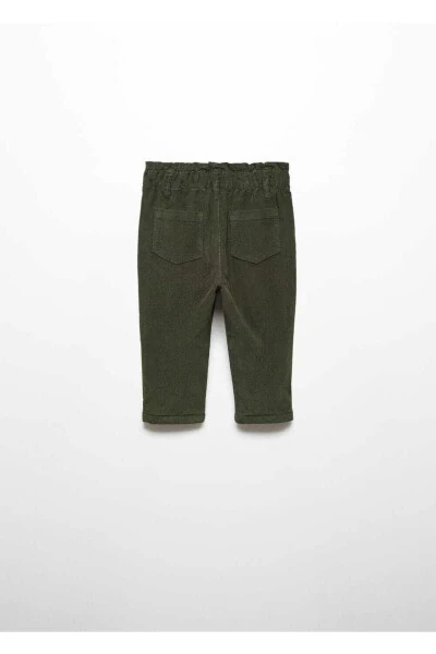 Yoqali Kadife Paper Bag Shimlar - 3