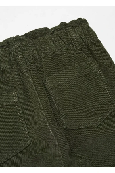 Yoqali Kadife Paper Bag Shimlar - 5