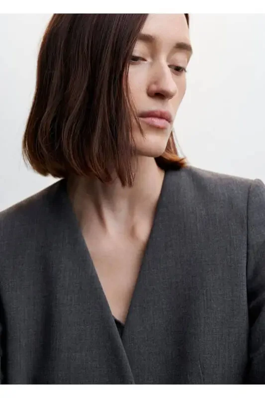 Yoqasiz mato kurtka - 7