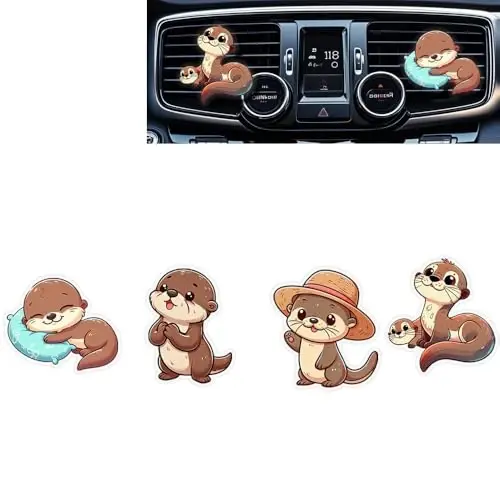 Yoqimli mashina havo yangilovchi qisqichlari, Qunduz mashina shamollatish qisqichi, Mashina shamollatish bezak aksessuarlari, Avto konditsioner qisqichi, Qizlar va ayollar uchun avtomobil intereri bezak sovg'alari 