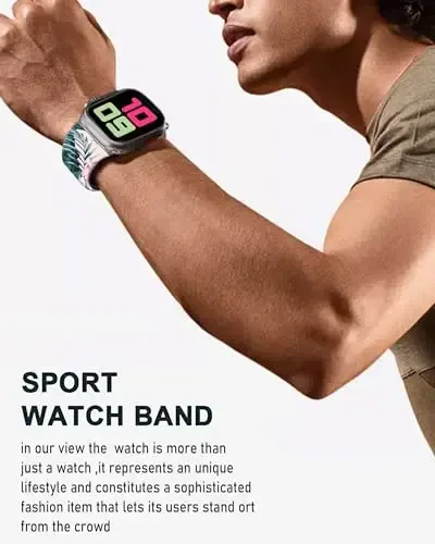 Yoqimli sport soatlari Apple Watch Band 38mm 40mm 41mm bilan mos keladi, ayollar va erkaklar uchun, sozlanishi mumkin bo'lgan yumshoq silikon almashtiriladigan aqlli soat bilaguzuk iWatch Series 7 6 5 4 3 2 1 SEbandG uchun - 3