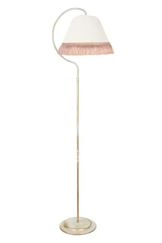 Yorug'lik Chiroqsi Çise Krem Sari Patina Abajur Krem Shlyapa Sari Puskalli - 4