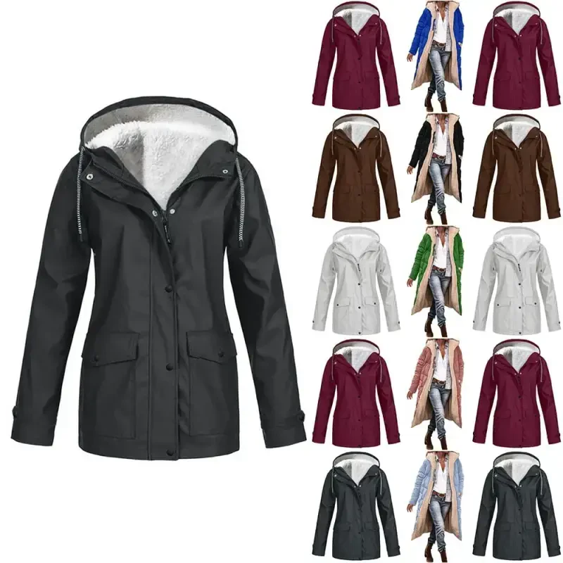 YOTAMI Women's Winter Jackets Clearance Plus Size Fashion 2024 Casual Coats Outerwear Dark Gray Deals under $15 Coat for Women XL Dark Gray - 1