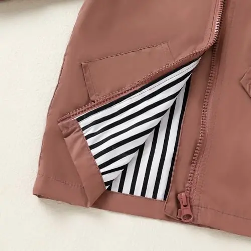 YOUNGER TREE Toddler Baby Boy Girl Duck Raincoat Cute Cartoon Hoodie Zipper Coat Outfit - 6