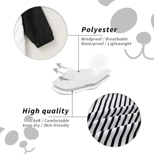 YOUNGER TREE Toddler Baby Boy Girl Duck Raincoat Cute Cartoon Hoodie Zipper Coat Outfit - 5