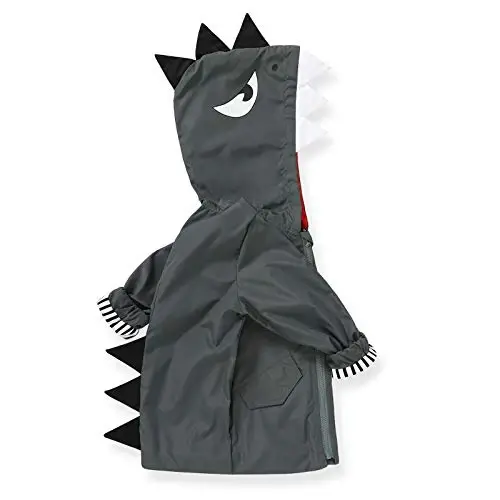 YOUNGER TREE Toddler Baby Boy Girl Duck Raincoat Cute Cartoon Hoodie Zipper Coat Outfit - 1