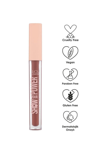 Show Your Power Liquid Matte Lipstick - Likit Mat Ruj 603 - Kahve - 10
