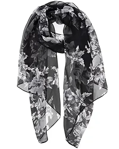 YOUR SMILE Ladies/Women's Lightweight Floral Print/Solid Color aralash ro'mol bahor yoz mavsumi uchun - YOUR