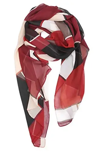 YOUR SMILE Ladies/Women's Lightweight Floral Print/Solid Color aralash sharf bahor-yoz mavsumi uchun - YOUR