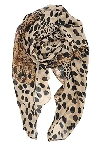 YOUR SMILE Ladies/Women's Lightweight Floral Print/Solid Color aralash Shol Ro'mol Bahor Yoz mavsumi uchun - 1