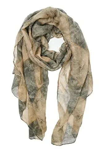 YOUR SMILE Ladies/Women's Lightweight Floral Print/Solid Color aralashmasi Bahor-Yoz mavsumi uchun ro'mol-sharflar - YOUR