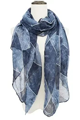 YOUR SMILE Ladies/Women's Lightweight Floral Print/Solid Color mixture Bahor-yoz mavsumi uchun ro'mol-sharflar ayollar/qizlar uchun gul naqshli/bir rangli yengil ro'mol. - YOUR (1)