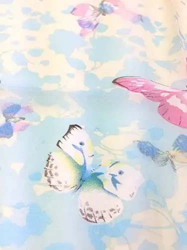 YOUR SMILE Ladies/Women's Lightweight Floral Print/Solid Color mixture Shawl Scarf For Spring Summer season - 5