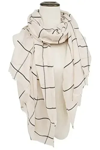 YOUR SMILE Ladies/Women's Lightweight Floral Print/Solid Color mixture Shawl Scarf For Spring Summer season - 3