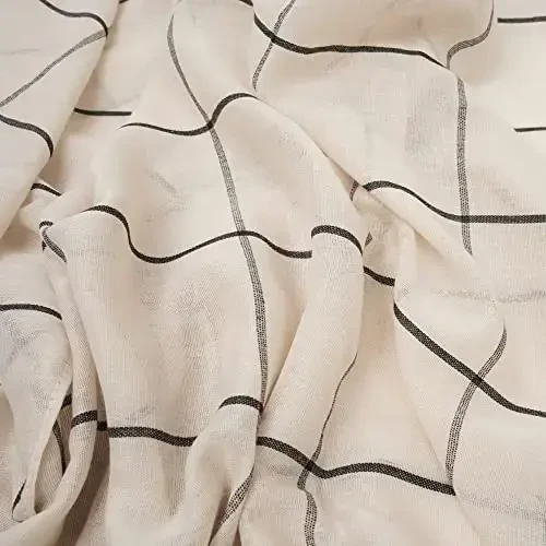 YOUR SMILE Ladies/Women's Lightweight Floral Print/Solid Color mixture Shawl Scarf For Spring Summer season - 6