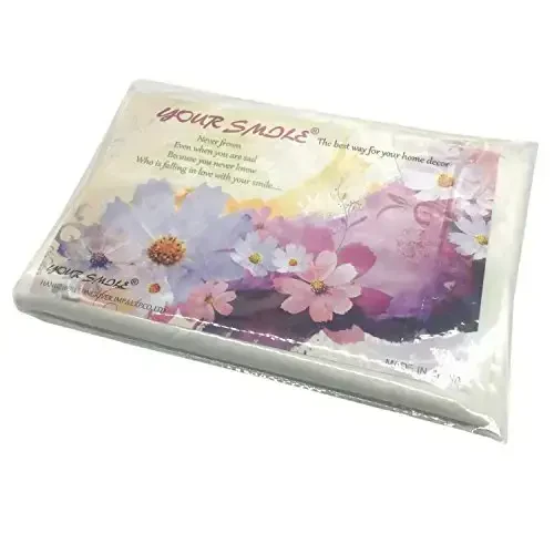 YOUR SMILE Ladies/Women's Lightweight Floral Print/Solid Color mixture Shawl Scarf For Spring Summer season - 6