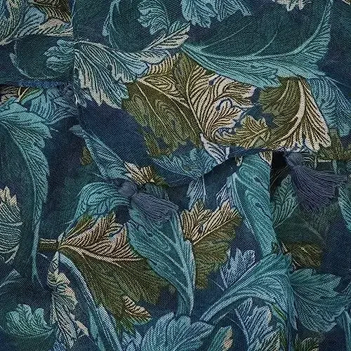 YOUR SMILE Large Boho Scarf for Women Lightweight Floral Printed Scarves Fall Winter Fashion Fringed Shawl wraps - 5