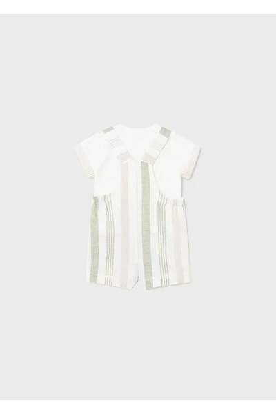 Yozgi erkak chaqaloq bluzasi qisqa kombinezon to'plami - 4