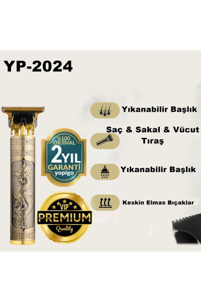 YP-2024 Premium Zaryadlanadigan Soqish Mashinasi Soch Soqol Lazer Epilyatsiya Oldidan Qo'l Oyoq Qo'ltiq Osti Tana - 18