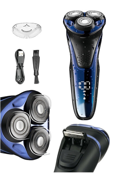 Yp-567 4-in-1 Men's Grooming Set Hair Beard Trimmer Shaver Nose Hair Removal - 3