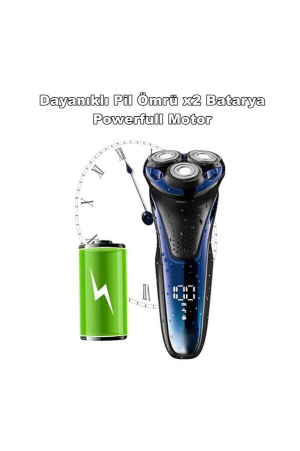 Yp-567 4-in-1 Men's Grooming Set Hair Beard Trimmer Shaver Nose Hair Removal - 4