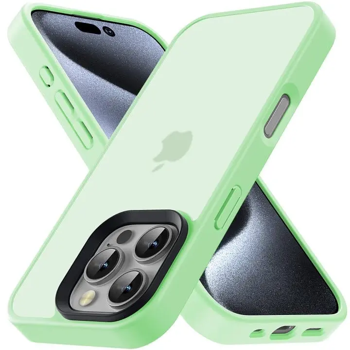 Yriklso for iPhone 16 Pro Phone Case, Shockproof for iPhone 16 Pro Case, Military Grade Drop Protection, Protective Hard Back Slim Translucent Case for iPhone 16 Pro 6.3