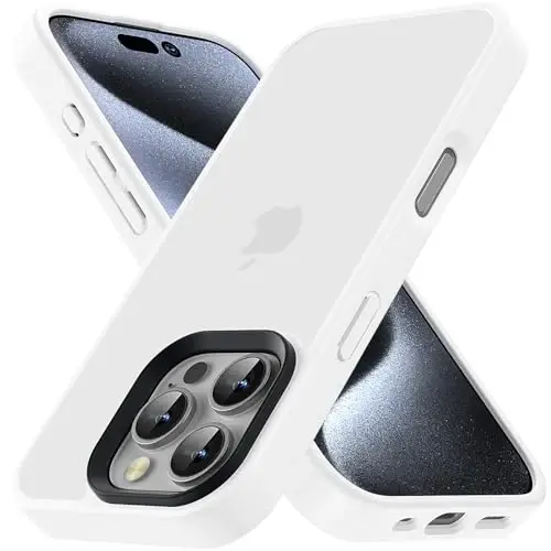 Yriklso for iPhone 16 Pro Phone Case, Shockproof for iPhone 16 Pro Case, Military Grade Drop Protection, Protective Hard Back Slim Translucent Case for iPhone 16 Pro 6.3