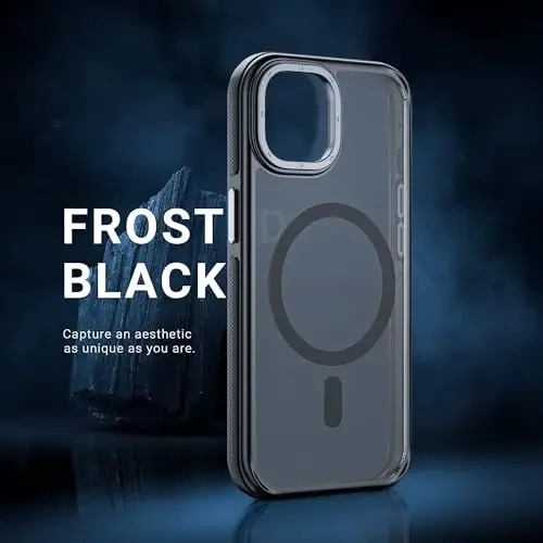 Yriklso iPhone 12/12Pro uchun kuchli magnitli gʻilof [MagSafe bilan mos] Himoya zarba oʻtkazmaydigan qopqoq iPhone 12/12Pro 6.1