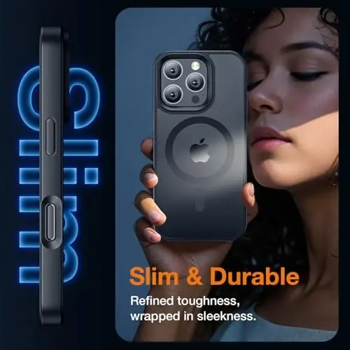 Yriklso iPhone 16 Pro uchun kuchli magnitli gʻilof himoya zarbasiga chidamli gʻilof iPhone 16 Pro 6.3