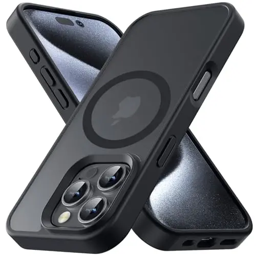 Yriklso iPhone 16 Pro uchun kuchli magnitli gʻilof himoya zarbasiga chidamli gʻilof iPhone 16 Pro 6.3