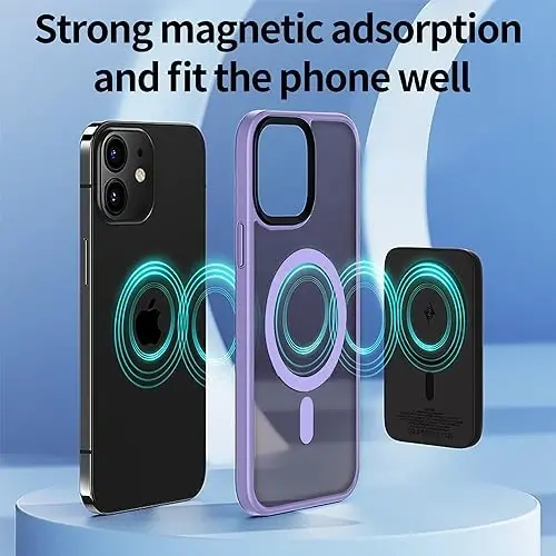Yriklso Strong Magnetic Case for iPhone 11 [Compatibilty with MagSafe] Protective Shockproof Cover Phone Case for iPhone 11 6.1