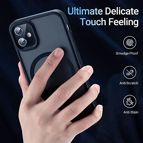 Yriklso Strong Magnetic Case for iPhone 11 [Compatibilty with MagSafe] Protective Shockproof Cover Phone Case for iPhone 11 6.1