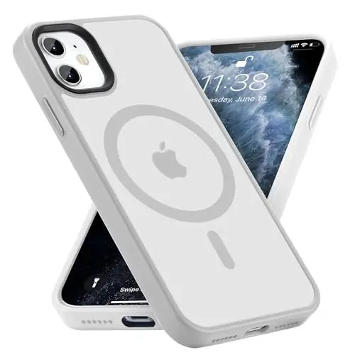 Yriklso Strong Magnetic Case for iPhone 11 [Compatibilty with MagSafe] Protective Shockproof Cover Phone Case for iPhone 11 6.1