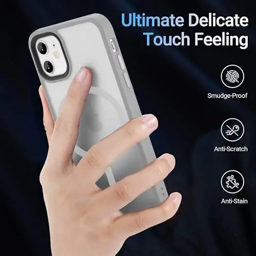 Yriklso Strong Magnetic Case for iPhone 11 [Compatibilty with MagSafe] Protective Shockproof Cover Phone Case for iPhone 11 6.1