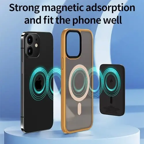 Yriklso Strong Magnetic Case for iPhone 11 [Compatibilty with MagSafe] Protective Shockproof Cover Phone Case for iPhone 11 6.1