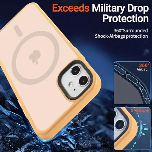 Yriklso Strong Magnetic Case for iPhone 11 [Compatibilty with MagSafe] Protective Shockproof Cover Phone Case for iPhone 11 6.1