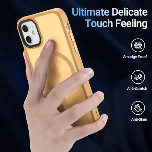 Yriklso Strong Magnetic Case for iPhone 11 [Compatibilty with MagSafe] Protective Shockproof Cover Phone Case for iPhone 11 6.1