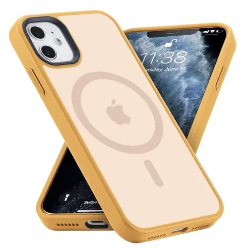 Yriklso Strong Magnetic Case for iPhone 11 [Compatibilty with MagSafe] Protective Shockproof Cover Phone Case for iPhone 11 6.1
