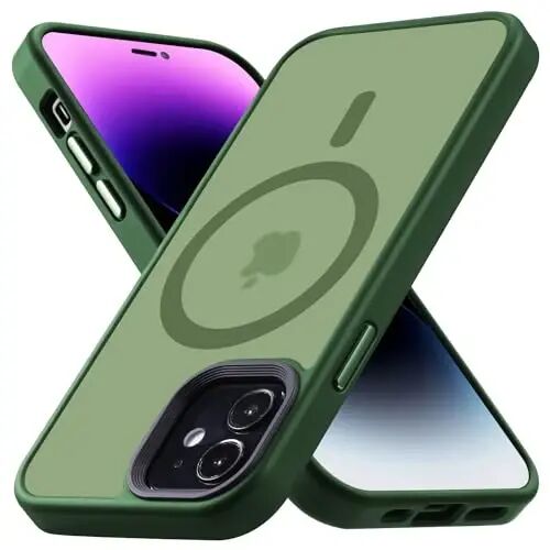 Yriklso Strong Magnetic Case for iPhone 12/12 Pro [Compatibilty with MagSafe] Protective Shockproof Cover Phone Case for iPhone 12/12Pro 6.1