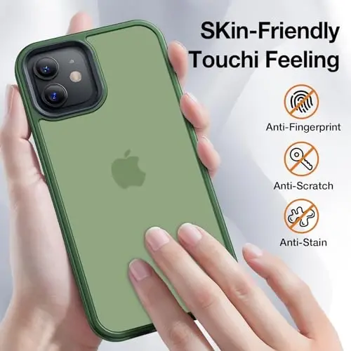 Yriklso Strong Magnetic Case for iPhone 12/12 Pro [Compatibilty with MagSafe] Protective Shockproof Cover Phone Case for iPhone 12/12Pro 6.1