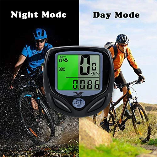 YS SY Bicycle Speedometer and Odometer Wireless Waterproof Cycle Bike Computer with LCD Display & Multi-Functions - 6