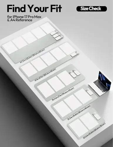 YSAGi Charm Desk Pad Himoya, Ofis stolining gilami, katta sichqoncha, sirpanmaydigan PU Charm stol blottingi, noutbuk stolining bloki, ofis va uy uchun suv o'tkazmaydigan stol yozuv bloki (kumush, 47